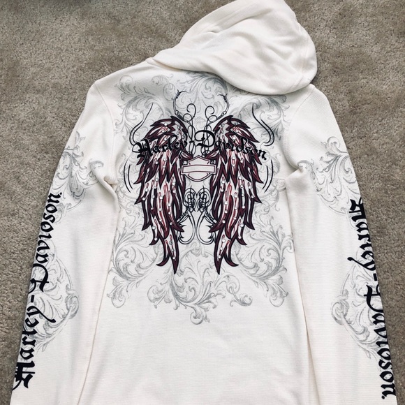 🔥🔥Harley-Davidson long sleeve thermal with rhinestones - Picture 7 of 9